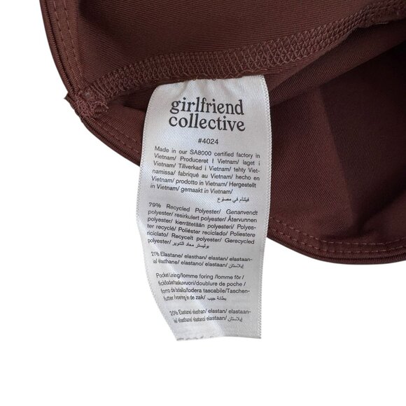 Girlfriend Collective Kona Brown Compressive Pocket Legging - Picture 9 of 9